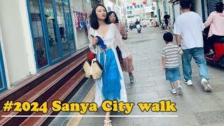 This is Sanya City Hainan Province feel the warm winter4K HDRcity walkTravellife in china [upl. by Kelwen]