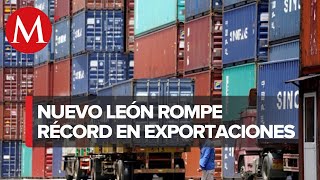 Exportaciones de Nuevo León superan nivel histórico en 2021 [upl. by Boj]