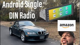 THE PERFECT RADIO For The BMW Z3 ANDROID SINGLE DIN RADIO [upl. by Evars]