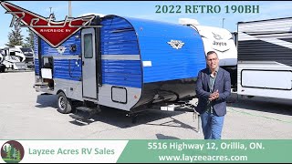 2022 Riverside Retro 190BH  Layzee Acres RV Sales [upl. by Rigby]