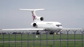 YAK 42D landing  takeoff [upl. by Burch]