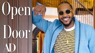 Inside NBA Star Carmelo Anthony’s Stylish New Home  Open Door  Architectural Digest [upl. by Felecia830]