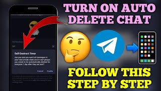 How to Enable Auto Delete Message on Telegram [upl. by Glass]