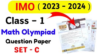 Class 1 Math Olympiad Question Paper Olympiad Exam Class 1 IMO for Class 1Math Olympiad Exam 2023 [upl. by Lianne]