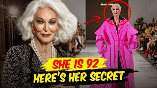 The Worlds Oldest Working Model Carmen Dell’Orefice Is Still Looks So Young [upl. by Sremmus]