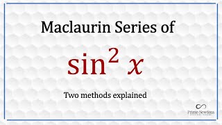 Maclaurin series of sin2x [upl. by Gwenni]