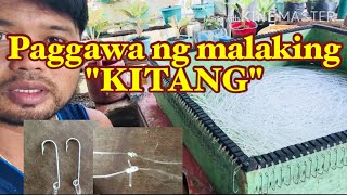 Paggawa ng malaking KITANG or LONGLINE  Fishing knots and connecting lines [upl. by Airamas]