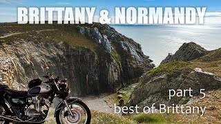 Motorcycle trip to France Part 5  ride through Brittany Armorique to Pen Hir point [upl. by Prior]