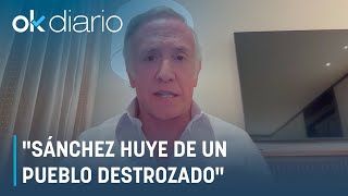 Inda quotNo nos merecemos un presidente que huye de un pueblo destrozado ¡Sánchez vete yaquot [upl. by Friedrick]