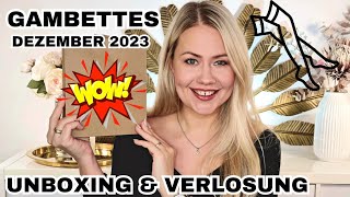 MEGA für die Feiertage 🤩 GAMBETTES BOX DEZEMBER 2023 [upl. by Dov]