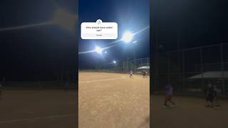 Outfield Communication Fail Dropped Ball Turns into Base Hit softball baseball outfielder [upl. by Nonie]