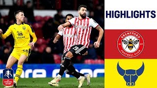 Maupay Penalty Sends Brentford Through  Brentford 10 Oxford United  Emirates FA Cup 1819 [upl. by Mayce]