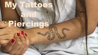 My tattoos and Piercings  HITOMI [upl. by Mattheus]