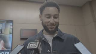 Ben Simmons discusses victory over Grizzlies [upl. by Nodal336]