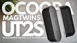 Unboxing OCOOPA MAGTWINS UT2S  Scaldamani magnetico ricaricabile 10000 mAh [upl. by Brooke858]