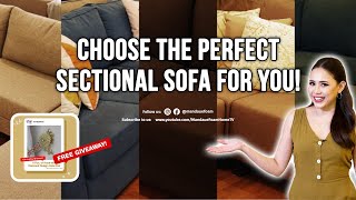 The Best Sectional Sofa for Your Living Room  Mandaue Foam  MF Home TV [upl. by Assina]