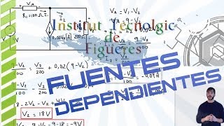 Cómo resolver un circuito por nudos con fuentes dependientes de tensión [upl. by Liagaba]