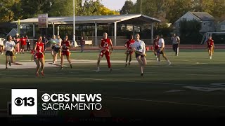 Oak Ridge vs McClatchy  2024 Friday Gameday girls flag football highlights [upl. by Brandais219]