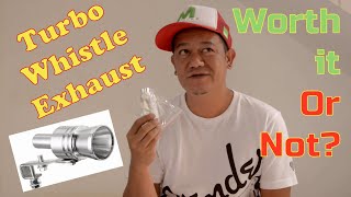 Turbo Whistle Exhaust Honest Review [upl. by Creath]