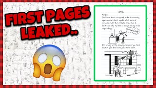 First 7 PAGES Of Diary Of A Wimpy Kid No Brainer Got LEAKED [upl. by Brose]