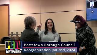 Pottstown Committee Of The Whole Meeting Jan 2nd 2024 [upl. by Assirim]