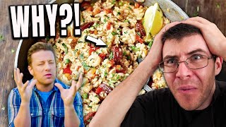 Pro Chef Tries Jamie Olivers Most Controversial Spanish Paella [upl. by Wallford]