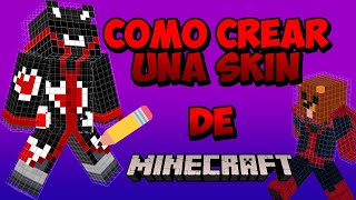 COMO crear una SKIN de MINECRAFT [upl. by Kraska635]