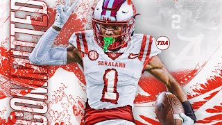 Ryan Williams 5 Star ⭐⭐⭐⭐⭐WR Commits To Alabama  Career Highlights [upl. by Etnovad327]