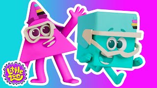 Cyan amp Magenta Best Friends  Learn colours  Cartoons for kids [upl. by Care874]