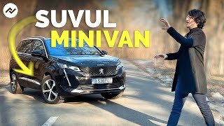 7 locuri la preț CORECT   PEUGEOT 5008 review [upl. by Colon]