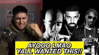 Drake Used Tupac AI LMAOOO quotTaylor Madequot Freestyle First Reaction [upl. by Marcoux]