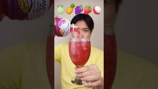 DRINKING MOGU MOGU ACCORDING EMOJI asmr mukbang [upl. by Alletneuq]