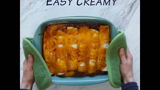 Easy Creamy Chicken Enchiladas  Weeknight Dinner Recipe  Albertsons [upl. by Redleh95]