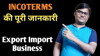 Incoterms  Explained In Hindi  Naveen Kumar [upl. by Oileve895]