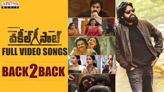 VakeelSaab Full Video Songs Back to Back  Pawan Kalyan Shruti Haasan  Sriram Venu  Thaman S [upl. by Alekim]