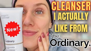 The Ordinary SECRETLY Launched A NEW CLEANSER That I Actually Like… Glucoside Cleanser Review [upl. by Leuams]