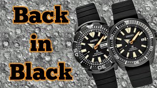 Seiko Black Series for 2021  Samurai and Monster get the treatment [upl. by Havener789]