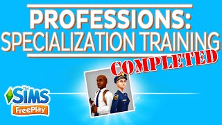 The Sims FreePlay  Professions Specialization Training Lvl 678910 [upl. by Duff]