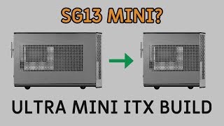 Silverstone SG13 MINI version DIY ITX PC CASE [upl. by Lillywhite]