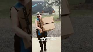 This Amazon delivery driver deserves a raise 👏 [upl. by Hodgkinson]