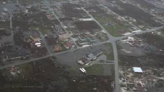 932019 Grand Abaco Bahamas Helicopter Video shows total destruction of Island From Hurricane Dori [upl. by Schuh]