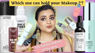 Testing 12 Most Popular Setting Spray  Best or Worst  starting Rs 180 [upl. by Adnahsat]