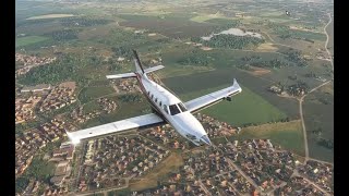 MSFS 2020  TBM 930  mit der Turboprop in zehn Minuten von Schweden nach Dänemark  Tutorial [upl. by Osterhus782]