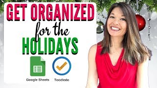 Get Organized for the Holidays with Toodledo and Google Sheets [upl. by Akinehs951]