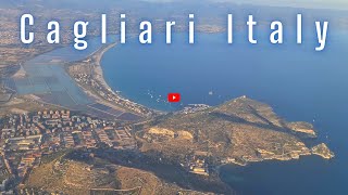 CAGLIARI Sella del diavolo Poetto beach and Cagliari from above Cagliari Sardinia Italy [upl. by Ahsitahs]