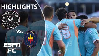 Inter Miami vs Chicago Fire  MLS Highlights  ESPN FC [upl. by Oer]