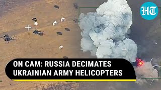 Russian Army Blows Up Ukrainian Helicopters Breaks Kyivs Defence On Frontline  Watch [upl. by Htaras513]