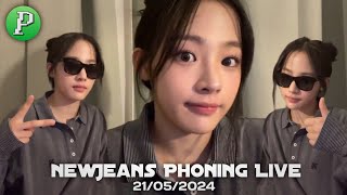 NewJeans Phoning Live 20240521 Minji Live Phoning [upl. by Shaughn266]