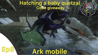 Breeding and hatching baby quetzals ark mobile private servers ep8 [upl. by Lurline]