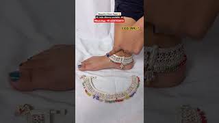 New Designer  Beautiful Silver Payal with 55 discount on instant first order💥💥 payal ytshorts [upl. by Herzel]